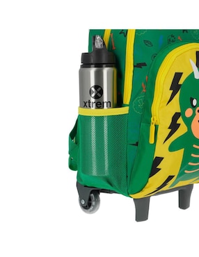 Mochila escolar dinosaurios Xtrem Lincoln 4xt unisex infantil
