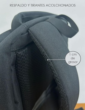 Mochila con portalaptop solo Cm-top escolar unisex