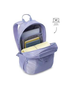 Mochila con portalaptop Totto trik para mujer