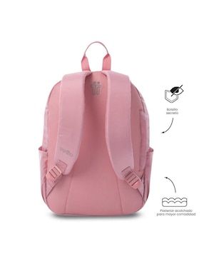 Mochila con portalaptop Totto trik para mujer