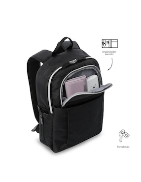 Mochila con portalaptop Totto modena para mujer