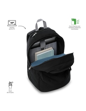 Mochila con portalaptop Totto goctal impermeable unisex