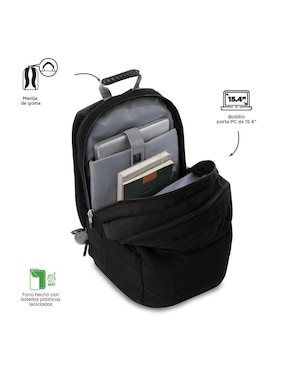 Mochila con portalaptop Totto krimmler impermeable unisex