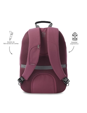Mochila con portalaptop Totto krimmler impermeable para mujer