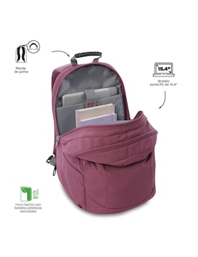 Mochila con portalaptop Totto krimmler impermeable para mujer