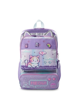 Mochila escolar Andy Cat Totto para niña