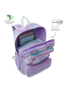 Mochila escolar Andy Cat Totto para niña