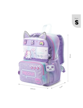 Mochila escolar Totto Andy Cat para niña