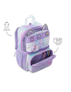 Mochila escolar Totto Andy Cat para niña
