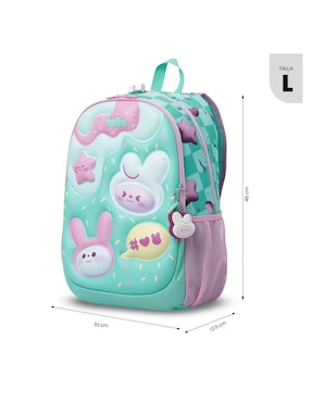 Mochila escolar Bunny Pump Totto para niña