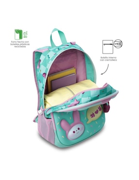 Mochila escolar Bunny Pump Totto para niña