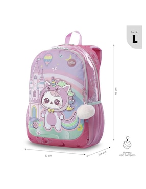 Mochila escolar Magic Spark Totto para niña