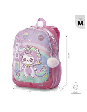 Mochila escolar Magic Spark Totto para niña