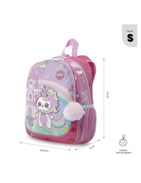 Mochila escolar Magic Spark Totto para niña