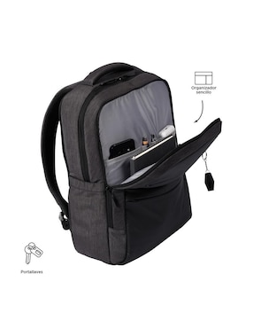 Mochila con portalaptop Dallas Totto impermeable para hombre