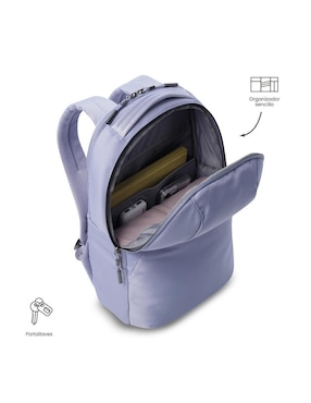 Mochila con portalaptop Totto Roxanne impermeable para mujer