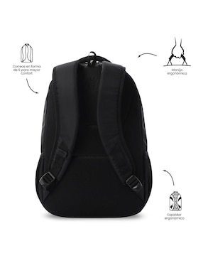 Mochila con portalaptop Totto Tracer impermeable unisex