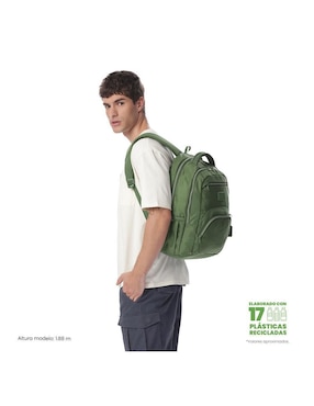 Mochila con portalaptop Totto Tracer impermeable unisex