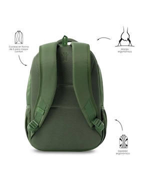 Mochila con portalaptop Totto Tracer impermeable unisex