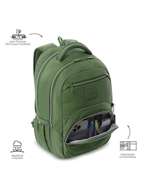 Mochila con portalaptop Totto Tracer impermeable unisex