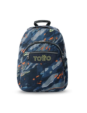 Mochila escolar Totto Acuarela impermeable para niño