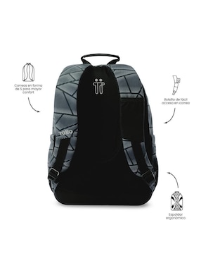 Mochila escolar Totto acuarela impermeable para niño
