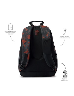Mochila escolar Totto Acuarela impermeable para niño