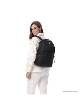 Mochila con portalaptop Totto Roxanne impermeable para mujer