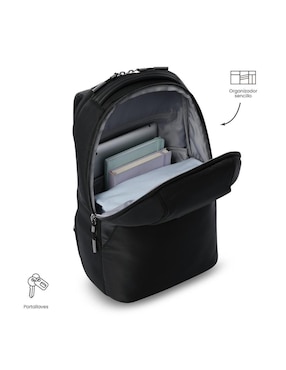 Mochila con portalaptop Totto Roxanne impermeable para mujer