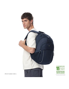 Mochila con portalaptop Totto Cambri impermeable unisex