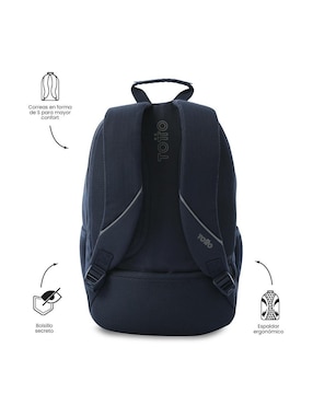 Mochila con portalaptop Totto Cambri impermeable unisex