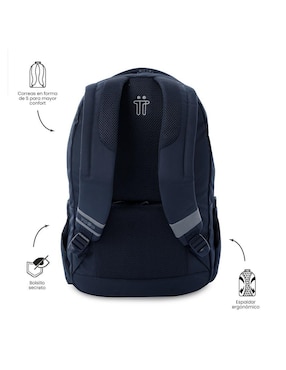 Mochila con portalaptop Totto indo impermeable unisex