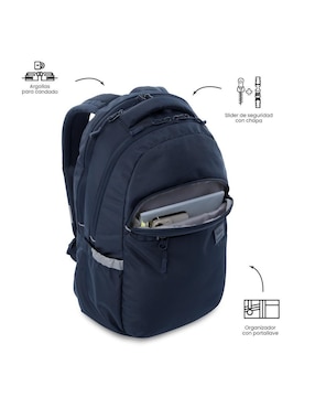 Mochila con portalaptop Totto indo impermeable unisex