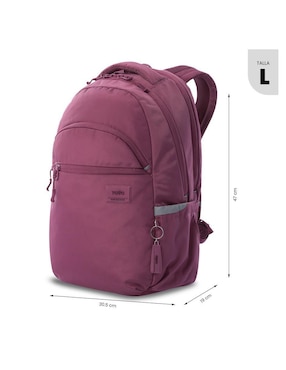 Mochila con portalaptop Totto indo impermeable para mujer