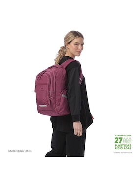 Mochila con portalaptop Totto eufrates impermeable para mujer