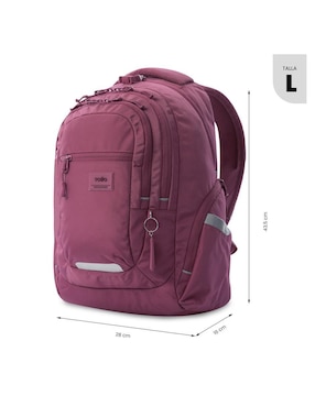 Mochila con portalaptop Totto eufrates impermeable para mujer