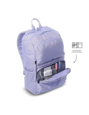 Mochila con portalaptop Totto cloud para mujer