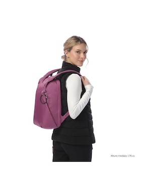Mochila con portalaptop Totto twill para mujer