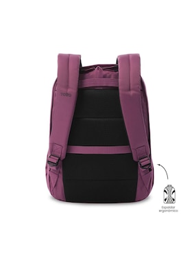 Mochila con portalaptop Totto twill para mujer