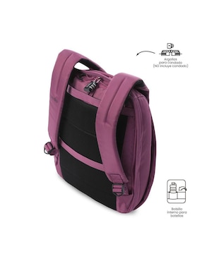 Mochila con portalaptop Totto twill para mujer