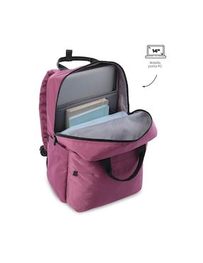 Mochila con portalaptop Totto joy para mujer