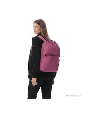 Mochila con portalaptop Totto roxanne impermeable para mujer