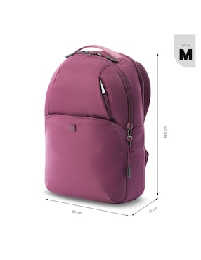 Mochila con portalaptop Totto roxanne impermeable para mujer