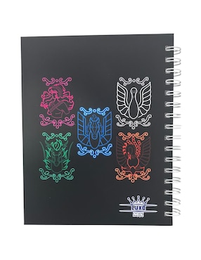 Libreta Luxo MX Los Caballeros del Zodiaco blanca