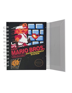 Libreta Luxo Mx Nintendo cuadro chico