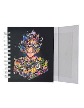 Libreta luxo mx Dragon Ball Z hoja a rayas