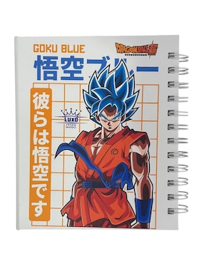 Libreta luxo mx Dragon Ball Z hoja a rayas