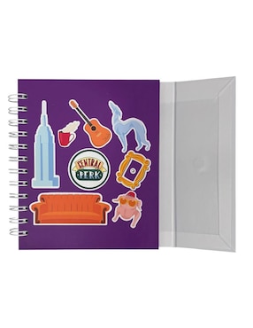 Libreta luxo mx Friends hoja blanca