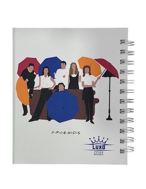 Libreta luxo mx Friends hoja blanca