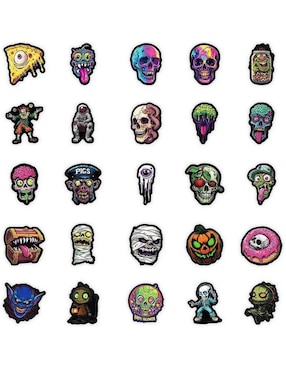 Set calcomanías de halloween Ventdepot Z-SmileFun